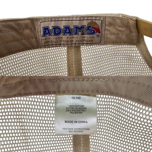 Neshoba County Fair NCF Distressed Mesh Snapback Cap Trucker Baseball Hat Coral - Picture 8 of 13